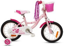 Barncykel Little Sweetie 14" - Rosa - D'Goose Kids