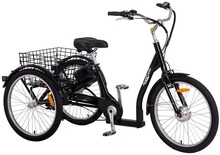 Trehjulig elcykel med 7 växlar - 250W
