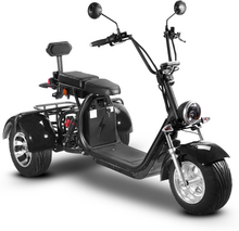 Elscooter Trehjuling - Svart 2000W