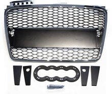 Grill Krom/Svart Audi A4 (B7/8E) 2004-2008