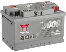 Bilbatteri SMF Yuasa Silver YBX5100 12V 75Ah 710A