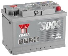 Bilbatteri SMF Yuasa Silver YBX5096 12V 80Ah 740A