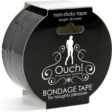 Non Sticky Bondage Tape Black 20 m