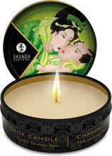 Shunga Massageljus, Green Tea - 30 ml