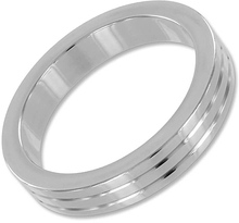 Ribbed Steel Cockring 40 mm
