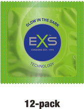 EXS Glow in the dark kondomer 12-pack