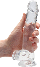 Crystal Clear dildo 19 cm, Clear