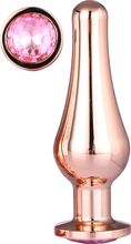 Gleaming Love Large Pleasure Plug, Rose Gold | Analplugg i metall