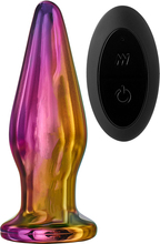 Glamour Glass Remote Vibe Tapered Plug | Trådlös analplugg