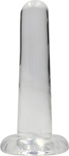 Crystal Clear non realistic dildo 13 cm, Clear