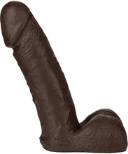 Doc Johnson: Vac-U-Lock, Realistic Cock, 21 cm, mörk