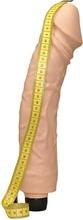 Queeny Love: Giant Lover Dildovibrator, 33 cm, ljus