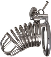 Rimba: Metal Chastity Device with Padlock