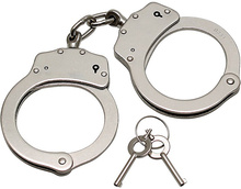 Rimba: Metal Police Handcuffs, Extra Heavy