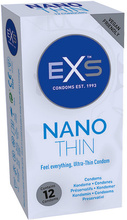 EXS Nano Thin: Kondomer, 12-pack