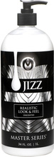 XR Master Series: Jizz, White Water-Based Body Glide, 1000 ml