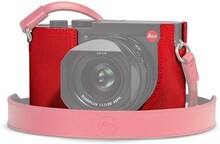 Leica Kameraskydd röd läder, Q2