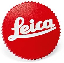 Leica mjukavtryck "LEICA", 8 mm, röd