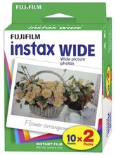 Fujifilm Instax Wide New, färg dubbel 2x10 färgbilder