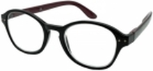 HIP Leesbril zwart/rood +1.0
