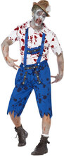 Ølfestivalens Zombie Mann - Oktoberfest Kostyme