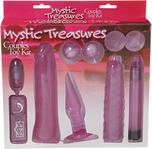 Mystic Treasures Couples Kit - Rosa Vibrator Sett 8 Deler