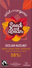 Sead and Bean Mørk Chokolade 58% - Hasselnød