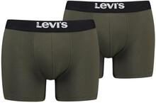 Levi's Boxershorts Solid Basic Organic Cotton 2-pack Khaki-S