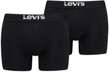 Levi's Boxershorts Solid Basic Organic Cotton 2-pack Black-S