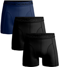 Muchachomalo Boxershorts Microfiber 3-pack Black/Black/Blue-M