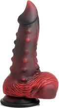 Lava Demon Thick Nubbed Silicone Dragon Dildo