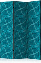 Skærmvæg Geometric Turquoise