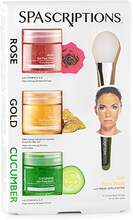 SpaScriptions Gold, Rose & Cucumber Gel Masks 150 ml