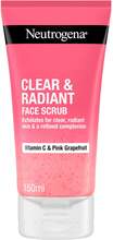 Neutrogena Clear & Radiant Face Scrub - 150 ml