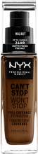 NYX Professional Makeup Can't Stop Won't Stop Foundation Walnut - 30 ml