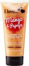 I love… Mango & Papaya Exfoliating Shower S. - 200 ml