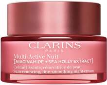 Clarins Multi-Active Nuit Skin Renewing, Line-Smoothing Night Cream for All Skin Types - 50 ml