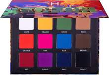 LH cosmetics Color Palette White, Yellow, Green, Beige, Orange, Pink, Blue, Brown, Red, Purple, Navy, Black - 12 g