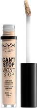 NYX Professional Makeup Can't Stop Won't Stop Concealer Light Ivory - 3 ml