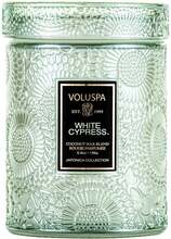 Voluspa White Cypress Glass Jar - 156 g