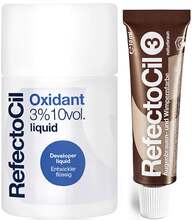 RefectoCil Eyebrow Color & Oxidant 3% Liquid Brown