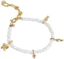 Enamel Copenhagen Bracelet, Aruba Pearl - 18,5 cm