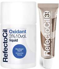 RefectoCil Eyebrow Color & Oxidant 3% Liquid Light Brown