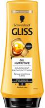 Schwarzkopf Gliss Nourishment Conditioner Oil Nutritive For Strawy & Damaged Hair