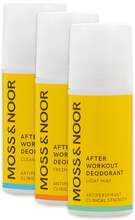 Moss & Noor After Workout Deodorant Mixed 3 pack - 180 ml