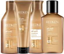 Redken All Soft Quartet Set Shampoo 300 ml + Conditioner 300 ml + Mask 250 ml + Oil 110 ml