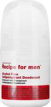 Recipe for men Antiperspirant Deodorant Alcohol Free - 60 ml