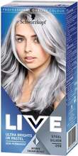 Schwarzkopf Live Color Ultra Brights Or Pastel 098 Steel Silver