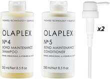 Olaplex Bond Maintance Duo Shampoo + Conditioner 250 ml + Pumps