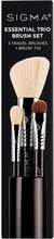 Sigma Beauty Essential Trio Brush Set - Black